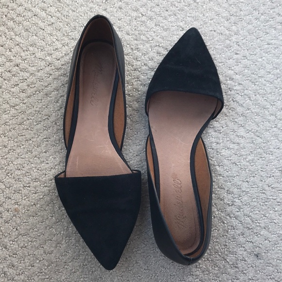 Madewell Shoes - Madewell Black D’Orsay Flats